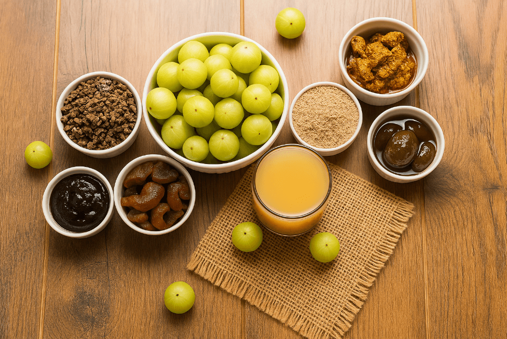 Making fresh amla juice at home is simple and preservative-free.