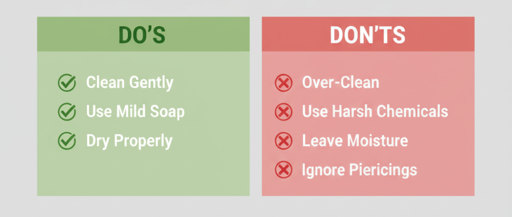 prevent belly button odor