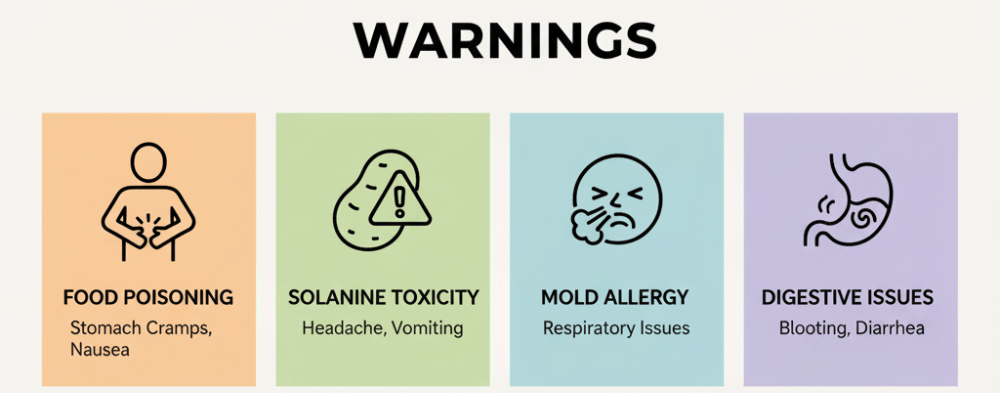 bad potatoes health risks