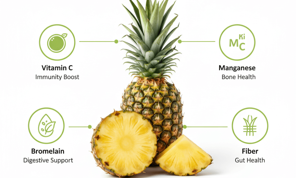pineapple skin health
