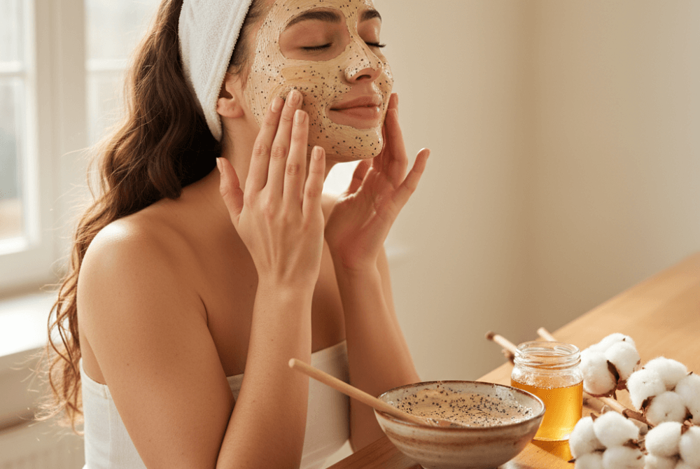 poppy seeds for skin