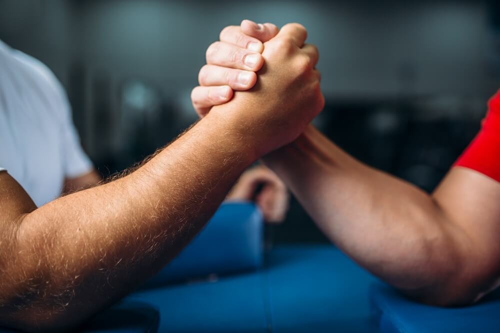 Arm wrestling exercises