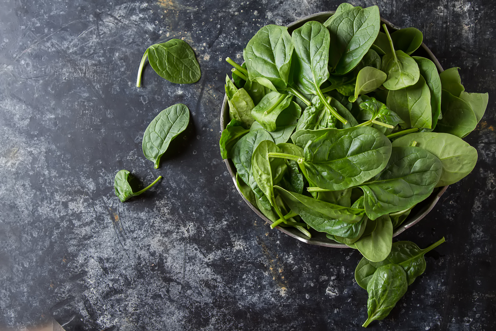 Spinach- grow hair faster