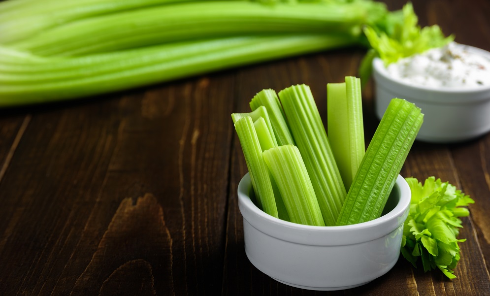 celery to reduce body heat