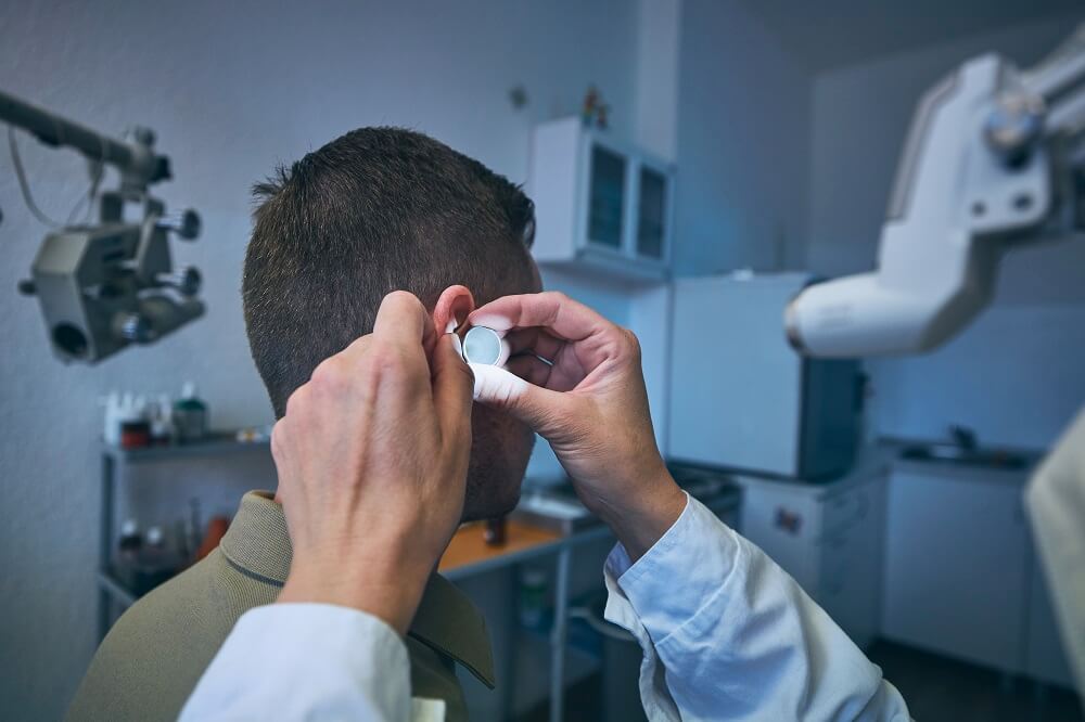 pimple in ear examination