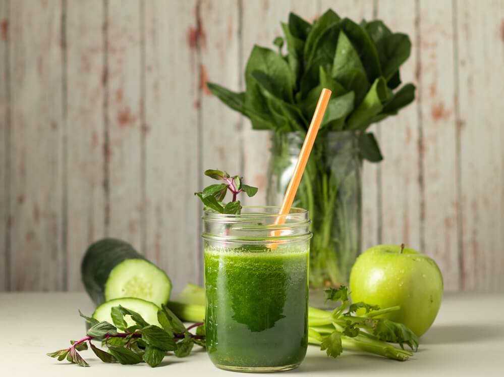 green healthy juice