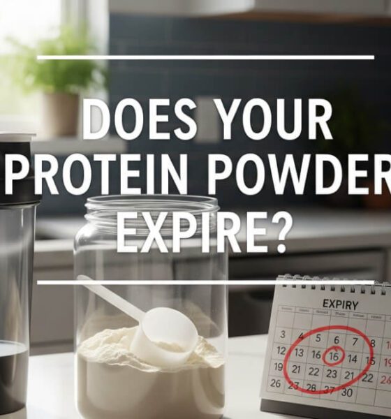 Protein powder in expire