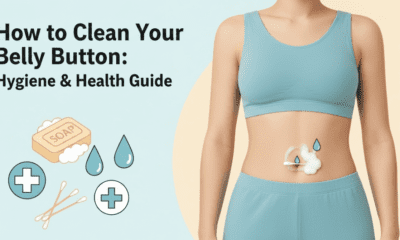 how to clean belly button