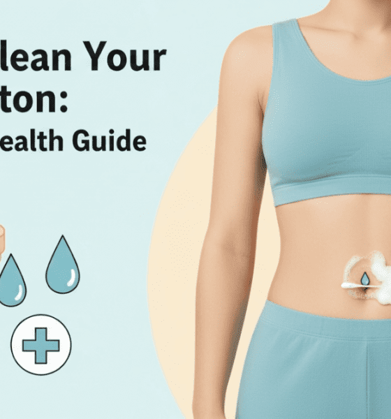 how to clean belly button